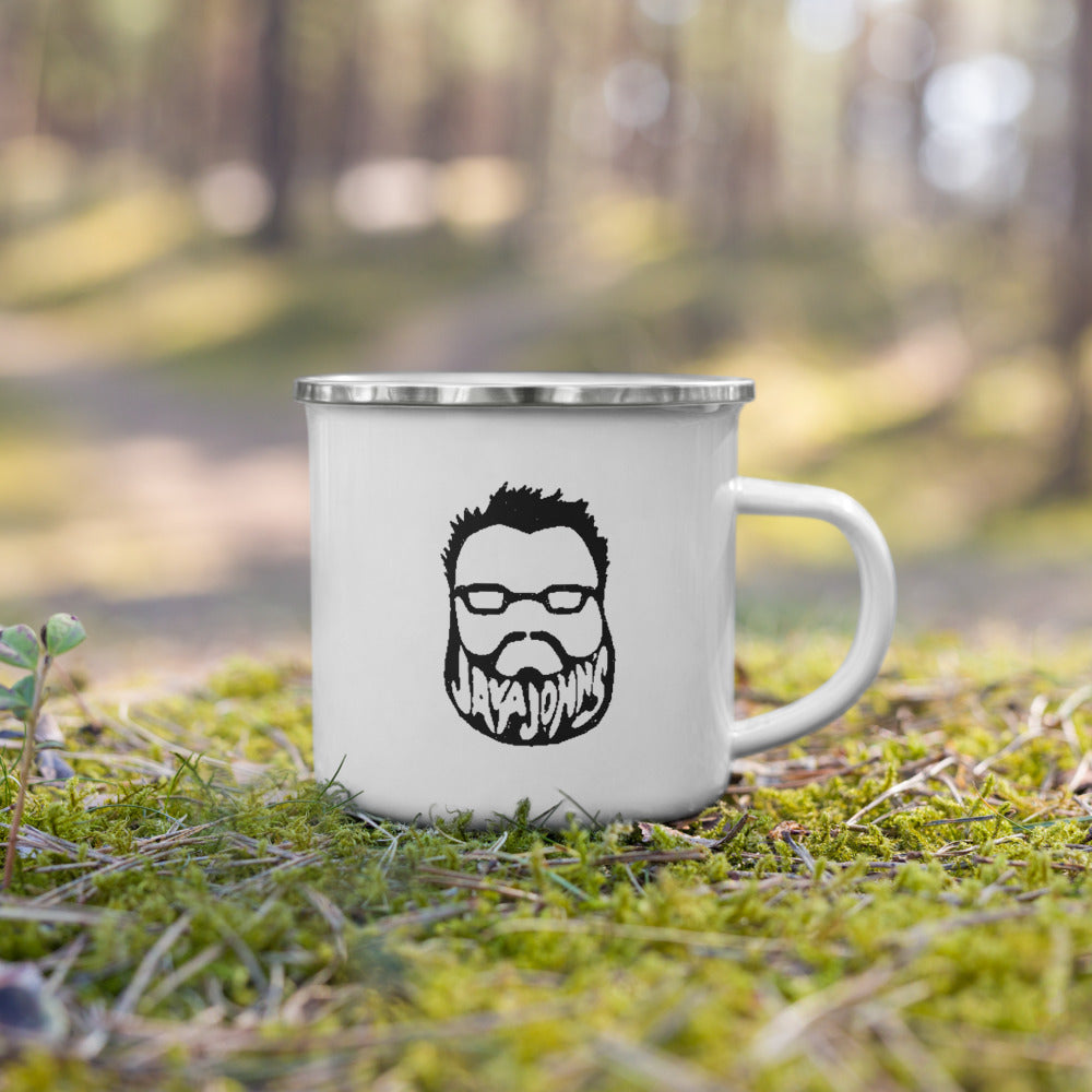 Happy Camper Enamel Mug